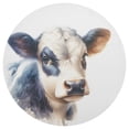 thumbnail image 3 of Ryvnso Cow Watercolor Round Plate Mats Dining Table Placemat Set of 4 for Holiday Decoration, 3 of 7