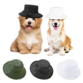 thumbnail image 1 of LiMimmuu Pet Hat Pet Fisherman Hat UV Protection Pet Fisherman Hat Solid Color Wide Brim Breathable Soft Polyester Outdoor Visor Hat Pet Fisherman Hat, 1 of 6