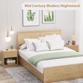 thumbnail image 6 of Brafab Nightstand Set of 2 with Drawers Bedside Table, 6 of 9