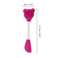 thumbnail image 4 of Unique Bargains 2 Pcs Smooth Facial Mask Brush Knife-shaped Rose Red, 4 of 5