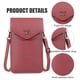 thumbnail image 3 of Bolsos cruzados para teléfono con pantalla táctil para mujer con ranuras para tarjetas Bolso de hombro MFZFUKR BST3000368-3, 3 of 5