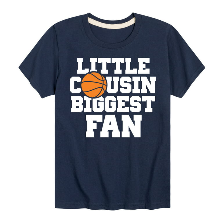 Instant Message - Cousin Biggest Basketball Fan - And Youth Short Sleeve Graphic T-Shirt - Walmart.com