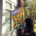 thumbnail image 3 of Carolines Treasures DAC1617CHF 40 x 28 in. Sunflowers in Watercolor House Flag, 3 of 7