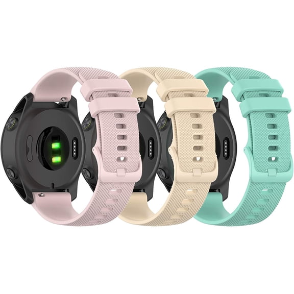 Tianle Band Compatible with Garmin Forerunner 745/255/255 Music/265, Soft Silicone Watch Band Replacement Strap for Garmin Forerunner 745 Smart Watch