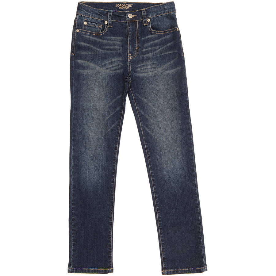Jordache - Boys' Slim Fit Dark Tint Stretch Denim Jeans - Walmart.com ...