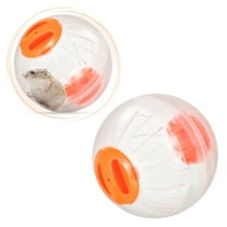 MLINS for Hamster Running Ball Hamster Roller Ball Baby Fitness 15X15X15CM Orange