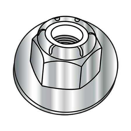 

M6-1.0 Metric Din 6926 Hex Nylon Insert Flange Locknut Non-Serrated A2 Stainless Steel (Pack Qty 1 000) BC-M6D6926A2