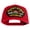 Red, variant on Desert Storm 90-91 Veteran Patched Solid Cotton Twill 5 panel Mesh Back Cap - Red OSFM