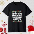 thumbnail image 4 of No hago conjuntos navideños a juego, pero sí camisetas divertidas navideñas familiares para papá, mamá, hijo, hija, ropa de bebé, camisetas, 4 of 5