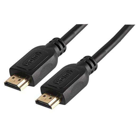 LMS DATA Premium High Speed HDMI Lead Male to Male 24K Gold Connectors 1m Black