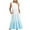 🔥 Light Blue, variant on Sentmoon Semi Formal Wedding Guest Dress Trendy Sleeveless Crew Neck Sun Dress Plus Size 2026 Summer Gradient Color with Pockets Regular Fit Dress Women for Work and Weekend M