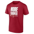thumbnail image 2 of Men's Logo Athletic Crimson Oklahoma Sooners More Sooner Magic T-Shirt, 2 of 3