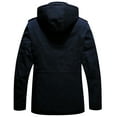 thumbnail image 5 of WenVen Men's Winter Coat Hooded Puffer Jacket Insulated Windproof Puffer Jacket Navy XL, 5 of 9