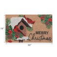 thumbnail image 3 of Coir Door Mat (Cardinals - Merry Christmas), 3 of 3
