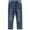 Deep Blue-2464, variant on KIDSCOOL SPACE Little Boy Slim Fit Jeans,Kid Ripped Elastic Band Inside Denim Pants,Deep Blue,6-7 Years