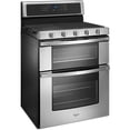 thumbnail image 2 of Whirlpool 30” 6.0 cu ft Gas Double Oven Range in Stainless Steel, 2 of 6