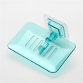 thumbnail image 4 of 12PCS Soap Box Soap Holder Self Adhesive Draining Soap Box Wall-Mounted Soap Holder Bathroom Soap Tray Soap Sponge Dish, 4 of 5