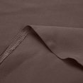 thumbnail image 4 of CHOK Blouses & Chemises pour Femmes Fermeture Éclair Manches Longues Col en V Tunique Décontractée Ourlet Incurvé Tee-Shirts Blouses pour Dames pour l'Automne, 4 of 5