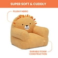 thumbnail image 2 of Delta Children Lion Cozee Buddy Chair, Orange, 2 of 11