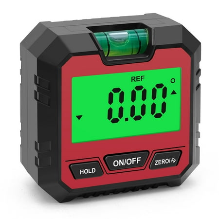 

Electronic Digital Level Box Protractor High Accuracy Angle Finder Gauge 4x90°Measuring Range Level Inclinometer with Magnetic Base for Woodworking Car Repair Construction
