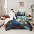 thumbnail image 4 of Castle Fairy 3-Piece Full Peacock Exotic Comforter Set, 4 of 8
