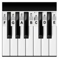 thumbnail image 1 of Removable Piano Keyboard Note Silicone and No Need Stickers Learn Piano Guide Marker Accessories, 1 of 5