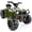 Army Green, variant on Best Choice Products 12V Kids Ride-On ATV Quad w/ Bluetooth, 2.4mph Max, Treaded Tires, LED Lights, Radio - Black