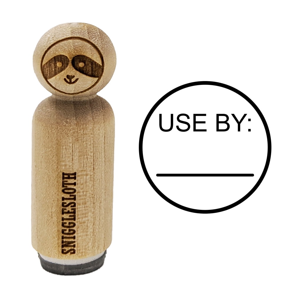 Use By Date Rubber Stamp for Scrapbooking Crafting Stamping Mini 1/2