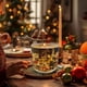 thumbnail image 4 of Vela perfumada navideña en frasco de vidrio con sensor de luz, cera reactiva al calor, ideal para uso doméstico en Navidad, con diseño de árbol de Navidad y calles de Londres., 4 of 5