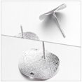 thumbnail image 2 of Milisten 30pcs Alloy Earring Stud Bases Diy Ear Stud Base Earring Making Materials, 2 of 6