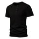 thumbnail image 1 of Playera Elvqul de Caballero Negro Economicas Algodón Manga Corta Liso Cuello Redondo, 1 of 7