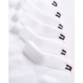 thumbnail image 4 of Men's Tommy Hilfiger 201NS10 Solid Athletic No Show Sock - 6 Pack (White O/S), 4 of 6