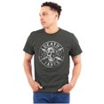 thumbnail image 4 of Death Taxes Defend Freedom Skull Men's Graphic T Shirt Tees Brisco Brands S, 4 of 6