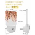 thumbnail image 6 of Fall Night Lights Auto Sensor Orange Leaves Plug-in LED Nightlights Dusk to Dawn for Living Room, Bedroom, Bathroom, Hallway, Stairways Thanksgiving Wall Decor, Autumn Leaf Branch Night Light, 6 of 9