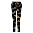 thumbnail image 4 of Bovemsi Yoga Pants For Women Holidays Casual Comfort Halloween Printed Leggings Workout Sport Trousers High Waisted Leggings,L, 4 of 5