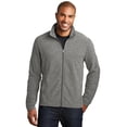 thumbnail image 1 of Port Authority ®  Heather Microfleece Full-Zip Jacket. F235 Xs Pearl Grey Heather, 1 of 1