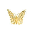 thumbnail image 4 of Metal Hollow Simulation Butterfly Gold And Butterfly Wall Sticker, 4 of 4