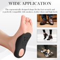 thumbnail image 4 of CATPAN Plantillas para Pie Plano & Heel Pain - Arch Support Shoe Insoles - Orthotic Gel Pads for Running, Hiking - 1 Pair (Black, M), 4 of 7