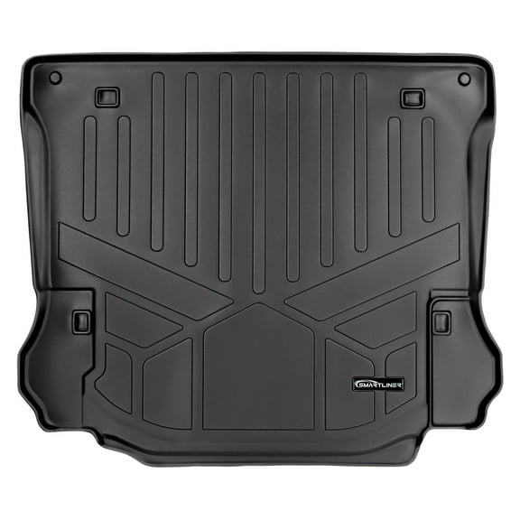 SMARTLINER Cargo Custom Fit Floor Liners Compatible with 2011 - 2013 Jeep Wrangler 4 Door and Unlimited