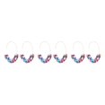 thumbnail image 1 of Aretes en forma de U Sonducket Estampado de Leopardo Naranja, 1 of 6