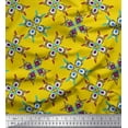 thumbnail image 1 of Soimoi Cotton Cambric Fabric Tiles Moroccan Print Fabric by The Yard 42 Inch Wide, 1 of 1