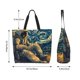 thumbnail image 5 of Disketp Astronaut Starry Night Bolsa Tote Estampada para Mujer, Bolso de Hombro y de Mano para Compras y Viajes, 5 of 8