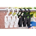 thumbnail image 2 of OULII Swivel Hooks 10 Pcs Multifunctional Hanging Clips for Home Office Use White, 2 of 6