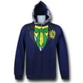 thumbnail image 2 of Joker Face Costume Zip-Up Hoodie-Medium, 2 of 8