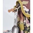 thumbnail image 5 of Dawn Deer Titanium Rotating Spork - 2-in-1 Folding Spoon and Fork for Camping, Hiking, Backpacking - Lightweight, Durable Travel Utensil with Compact Design - EDC Survival Gear, 5 of 5