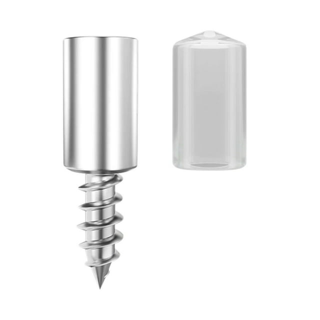WLOELOEW Vis Auto-Tapotantes pour Support de Cabinet en Stratifié avec Manchon Antidérapant 30 Pcs Vis Métalliques