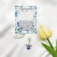 thumbnail image 6 of DESIGNICE Something Blue Guardian Angel Bridal Charm, Memorial Wedding Bouquet Charm, Hug From Heaven for Bride, Wedding Gift in Memory of Mom Or Dad, 6 of 7