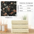 thumbnail image 6 of Yayeee 6 Pack Kitchen Dish Cloths for Washing Dishes Soft Absorbent Microfiber Towels, Black Flowers, 6 of 9