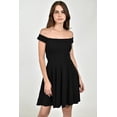 thumbnail image 4 of Vestido Off Shoulder Roman Fashion /Juvenil, 256473 (Negro) negro CH, 4 of 5