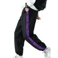 Mioliknya Men's Tear Away Pants, Basketball Pants Split Snap Button